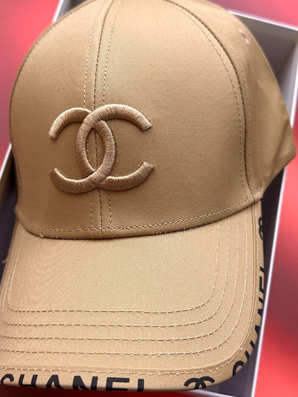 Chanel CC Logo Baseball Cap